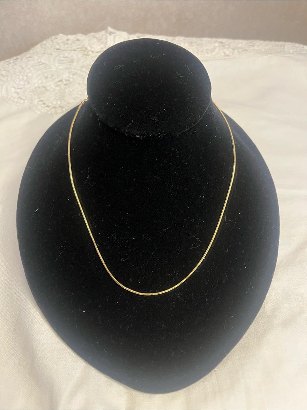 Lia Sophia Classic Gold Snake Chain Necklace - Elegant Everyday Women’s Jewelry